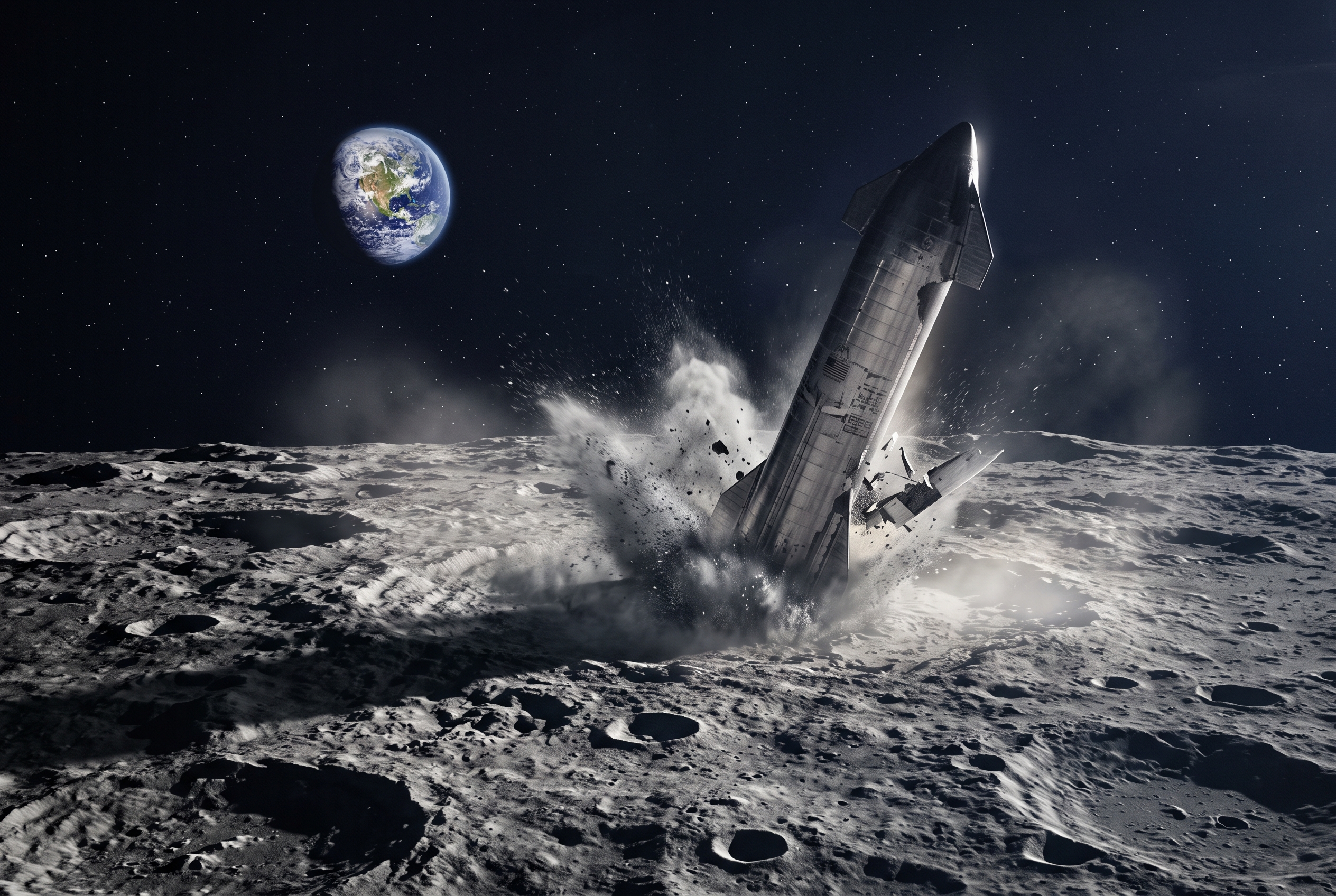 Explorando o Espaço: O Foguete da SpaceX e Seu Destino Lunar